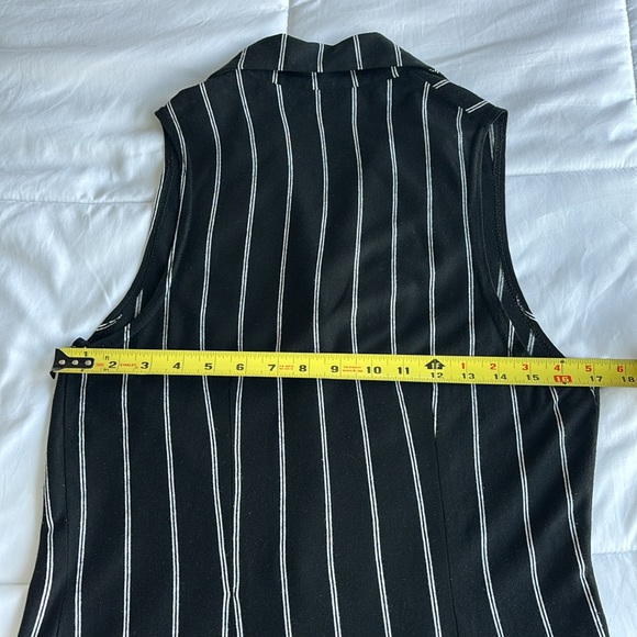 Vintage Black&White Striped Vest Dress - Picture 10 of 13